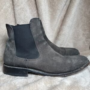Thursday Boot Company Charcoal Suede Chelsea Boots